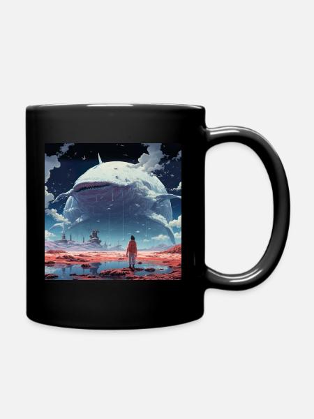 Baleine de l’espace - Mug uni - noir