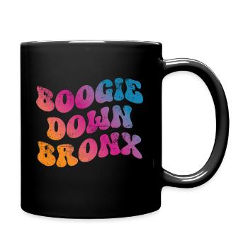 Boogie Down Bronx - Tasse einfarbig - Schwarz - Rechts