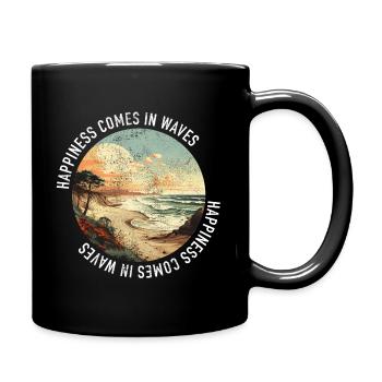 Surfeur Surf - Mug uni - noir - Droite