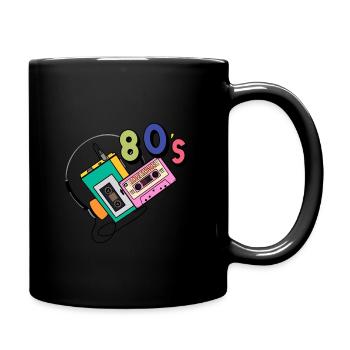 Années 80 - Mug uni - noir - Droite