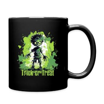 Zombie Halloween Kid Trick or Treat - Mug uni - noir - Droite