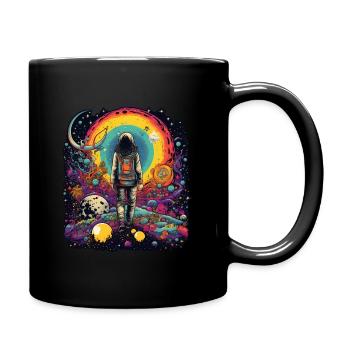 Voyage psychédélique sur la Lune - Lucy in the Sky - Mug uni - noir - Droite