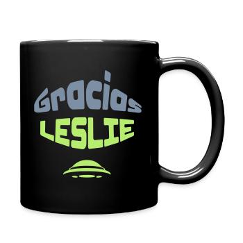 Gracias Leslie - Tasse einfarbig - Schwarz - Rechts