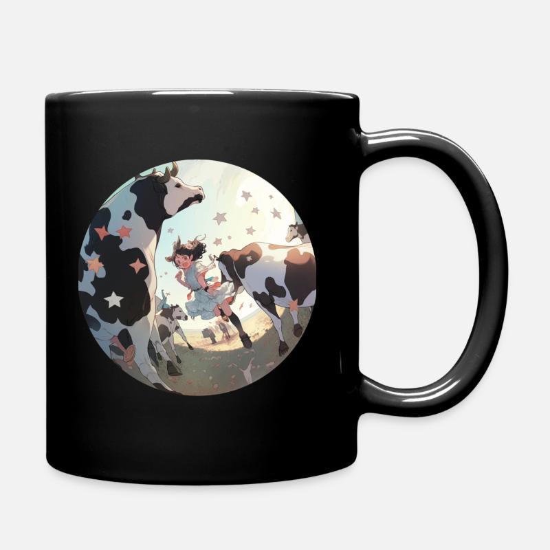 La ferme aux vaches étoilées - Mug uni - noir