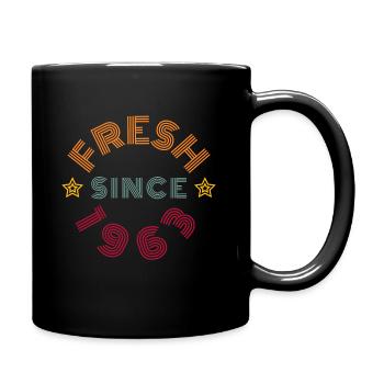 Millésime 1963 - Mug uni - noir - Droite