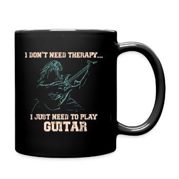 Guitare électrique - Guitariste - Musique Rock - Rock - Mug uni - noir - Droite