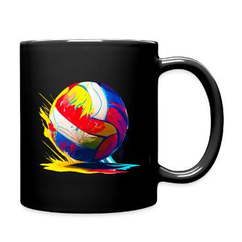 Volleyball - Mug uni - noir - Droite
