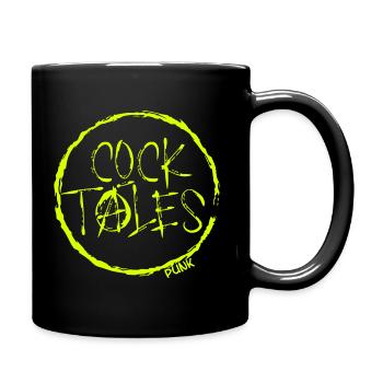 CockTalesRoundFullPunk - Tasse einfarbig - Schwarz - Rechts