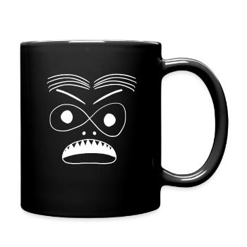 Andreas (#5 aus Weska Face Kollektion) - Tasse einfarbig - Schwarz - Rechts