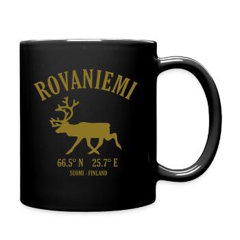 Rovaniemi - Full Colour Mug - black - Right
