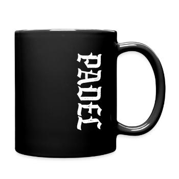Pádel Vintage - Full Colour Mug - black - Right