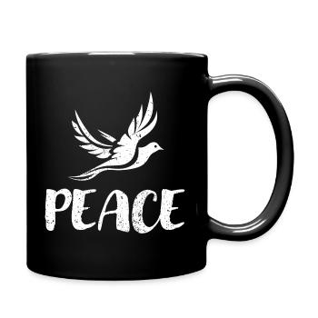 Paix - blanc - Mug uni - noir - Droite