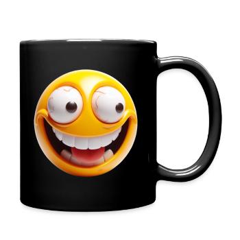 Mentally Unbalanced grimace XXXVIII - Full Colour Mug - black - Right