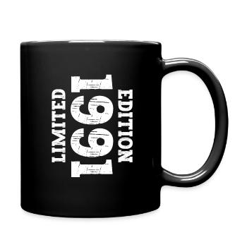 Millésime 1991 - Mug uni - noir - Droite