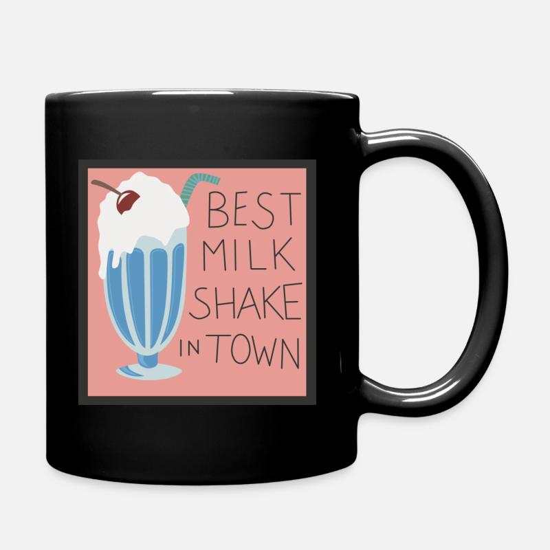 MilkShake Rétro - Mug uni - noir