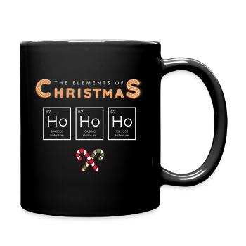 Les éléments de Noël - Mug uni - noir - Droite