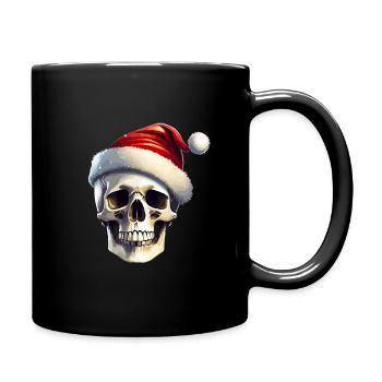 Skull Noël - Mug uni - noir - Droite