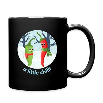 Un peu de piment - Mug uni - noir - Droite