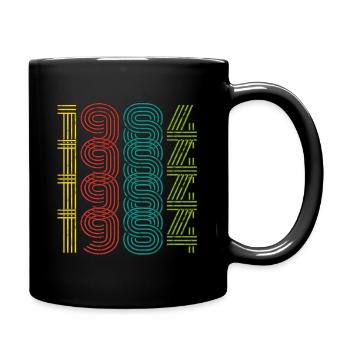Millésime 1984 - Mug uni - noir - Droite