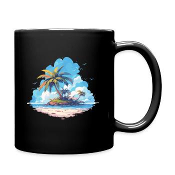 Islande - Mug uni - noir - Droite