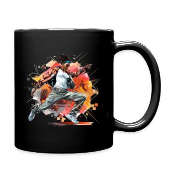 Groove HIP-Hop Inspiré de la danse Déclaration de mode - Mug uni - noir - Droite