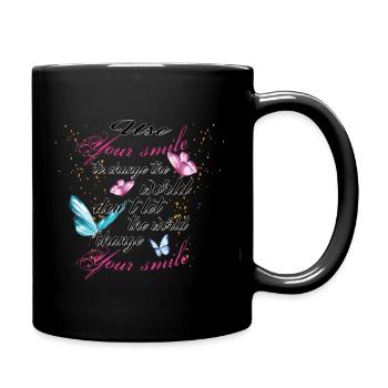 Utilisez votre sourire - Mug uni - noir - Droite