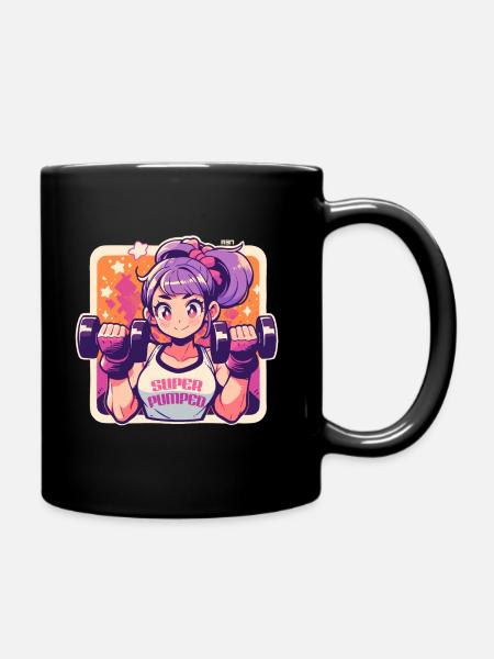 Super Pumped - Tasse einfarbig - Schwarz