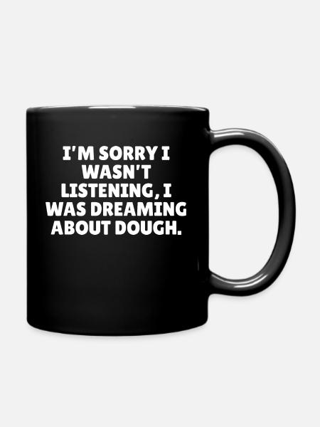 Funny baking slogan - Full Colour Mug - black