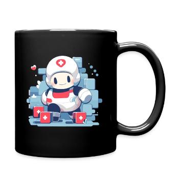 Swiss Medic - Tasse einfarbig - Schwarz - Rechts