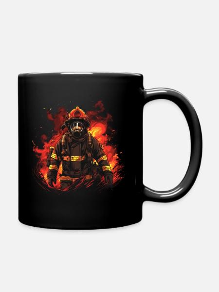 Pompier - Mug uni - noir