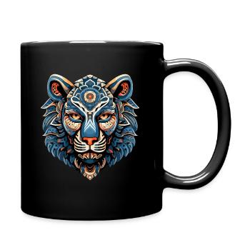 Lion Emblem - Full Colour Mug - black - Right