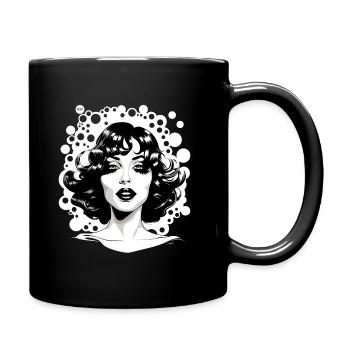 Diva - Tasse einfarbig - Schwarz - Rechts