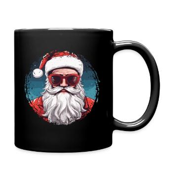 Merry Christmas - Full Colour Mug - black - Right