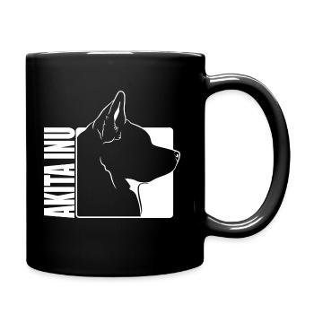 Akita Inu Profil Chiens Chien Wilsigns - Mug uni - noir - Droite