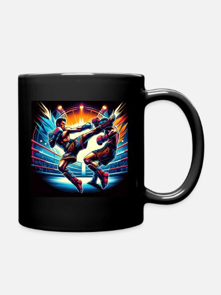 Kampfgeist - Tasse einfarbig - Schwarz