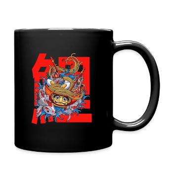 Japanese Ramen - Tasse einfarbig - Schwarz - Rechts