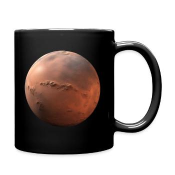 Planète Mars - Mug uni - noir - Droite