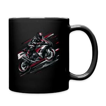 Ruée vers la vitesse - Mug uni - noir - Droite