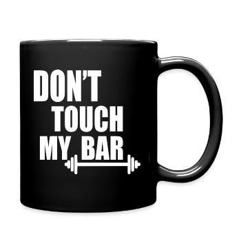 dont touch my bar - Mug uni - noir - Droite