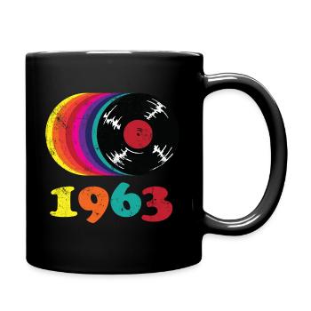 Millésime 1963 - Mug uni - noir - Droite