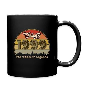 Millésime 1999 - Mug uni - noir - Droite