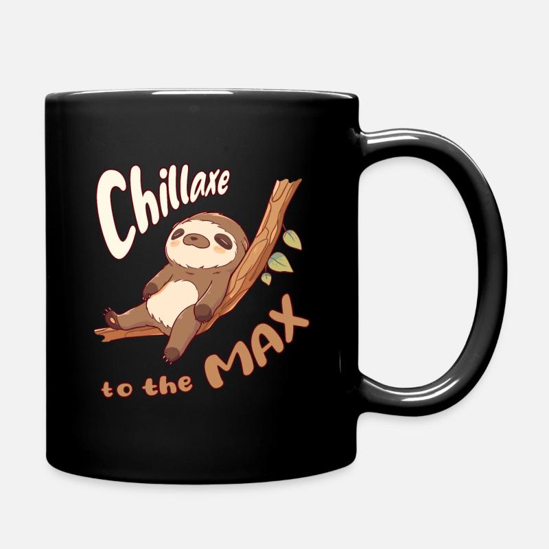 Chillaxe au maximum - - Mug uni - noir