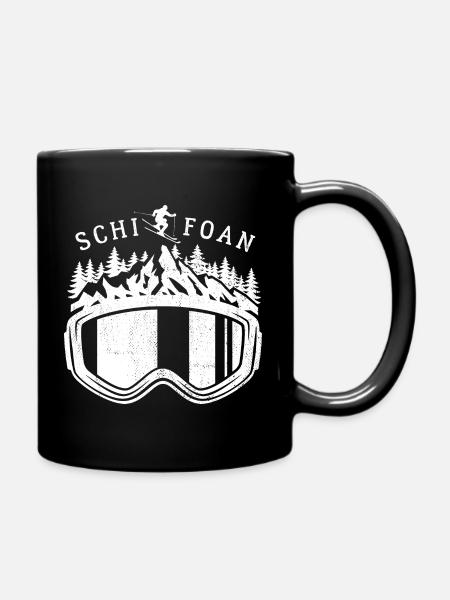 Schi Foan, Ski, Apres Ski, Wintersport, Skiurlaub - Tasse einfarbig - Schwarz