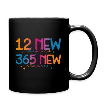 12 Capters 365 Chances - Mug uni - noir - Droite