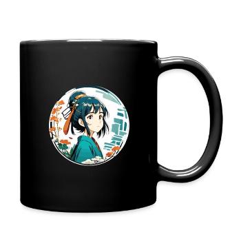 Anime / Comic / Japanese / Animation / Cartoon - Full Colour Mug - black - Right