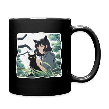 Anime / Comic / Japanese / Animation / Cartoon - Full Colour Mug - black - Right