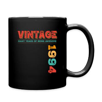 Millésime 1994 - Mug uni - noir - Droite