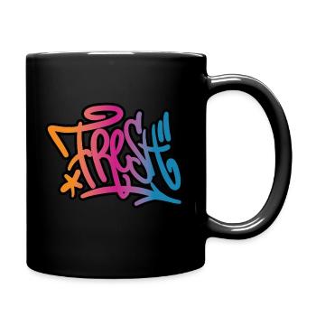 Fresh Graffiti - Full Colour Mug - black - Right