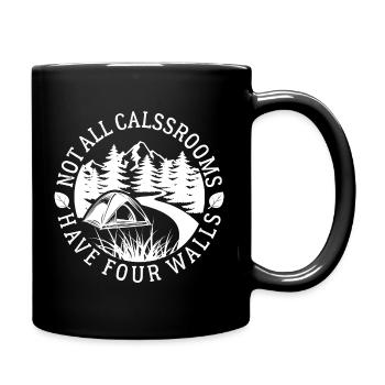 Toutes les salles de classe n’ont pas quatre murs - Camping - Mug uni - noir - Droite