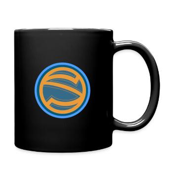 Le symbole du soleil (symbole du super-héros) - Mug uni - noir - Droite